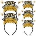 thumbnail image 1 of KAKOWELY 5 diademas compactas para Año Nuevo, accesorios para el cabello para fiestas de Año Nuevo., 1 of 4