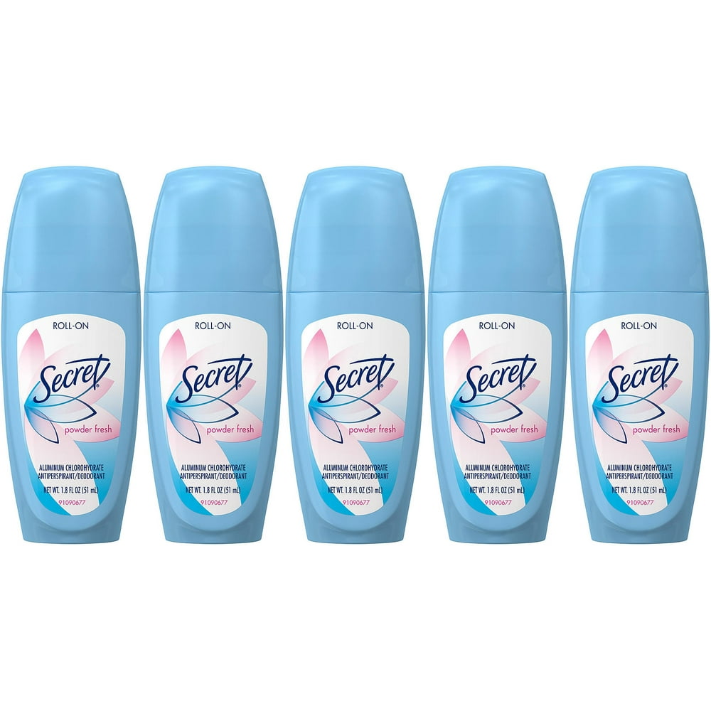 Secret Antiperspirant & Deodorant Roll On, Powder Fresh, 1.8 Ounce