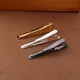 thumbnail image 5 of pasadores de corbata para hombre, elegantes y elegantes, para trajes de negocios y fiestas (negro, plateado y dorado)., 5 of 5
