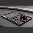 thumbnail image 3 of Multifunctional Car Anti Slip Mat Phone Holder Temporary Parking Number Sign Panel Storage Pad, 3 of 12