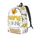 thumbnail image 1 of Balery Home Cooking Mochila Clásica Impresa Básica para Viaje, Mochila Escolar Resistente al Agua, Mochila de Lona con Correas Ajustables-Small, 1 of 5