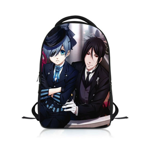 Mochila escolar Blacks Butlers Anime para niños