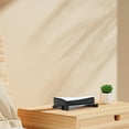 thumbnail image 2 of NUOLUX Easy Install Black ABS Game Console Holder Stand with Smooth Matte Finish, 2 of 6