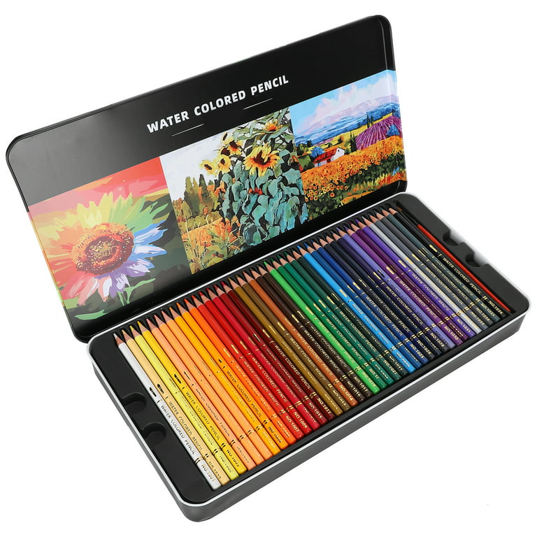 Drawing Pencils Art Set – 55 Watercolor Pencils and Sketching Art