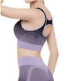 thumbnail image 3 of Guluxicc 2 Piece Workout Sets for Women Gradient Color Sports Bra and High Waist Yoga Shorts Summer Outdoor Running Gym Fitness Athletic Outfit Sets, 3 of 5