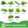 thumbnail image 2 of REALPELATED Indoor Herb Garden Kit 10 Non-GMO Herbs- Window Herb Garden Kit with 10 Reusable Pots, Herbs, Drip Trays, Soil Discs - Window Plant Growing Kit - Kitchen Herb Garden Kit, 2 of 6