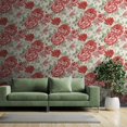 thumbnail image 3 of Muriva - Papel Tapiz Texturizado Fayre Diseño Floral (Crema, Rojo, Verde), 3 of 3