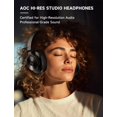 thumbnail image 2 of Auriculares Bluetooth Over-Ear AOC para DJ, 72 h de reproducción, 2 of 8