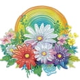 thumbnail image 1 of (WQ0049) Serie Flores Y Plantas Iris Y Flores Diamante Parcial Pintura Resina Diamante Con Forma Especial 30*30CM, 1 of 9