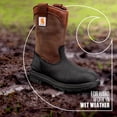 thumbnail image 2 of Botas de trabajo Carhartt Ironwood con punta de seguridad y aislamiento impermeables para hombre, Wellingtons de 11 pulgadas con aislamiento de 400 g, suela EH y antideslizante, marrón/negro, 13 W, 2 of 6