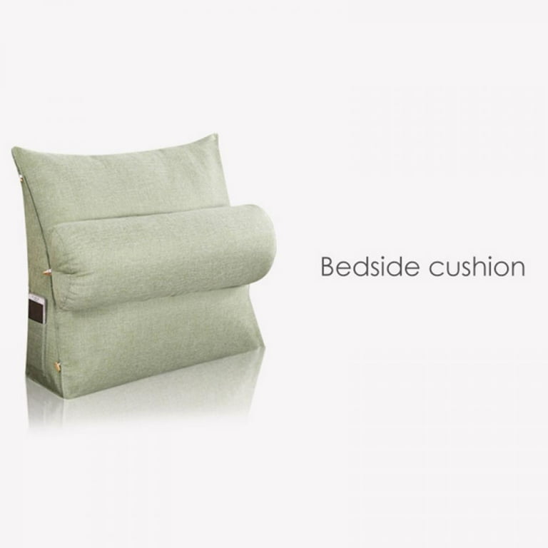 Vikakiooze Lumbar Pillow for Sofa Plush Big Backrest Reading Rest Pillow  Lumbar Support Chair Cushion with Arms