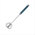 thumbnail image 1 of 12inch Stainless Steel Semi-Automatic Whisk, Navy blue, 1 of 5