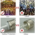 thumbnail image 7 of 3D Firework Bulb Starry Light Bulb, E26 3W Retro Edison Bulb, Warm White Light for Holiday Christmas Decoration Bar Glass LED Lamp, 7 of 7