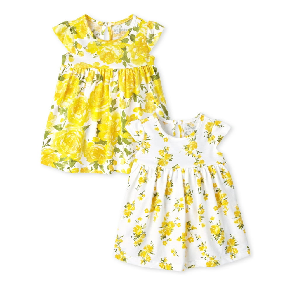 The Children's Place Baby Girls Yellow Dress, Pack of Two Walmart
