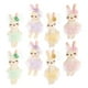 thumbnail image 2 of ColoMX 8 mini conejitos de peluche: adorables conejitos con falda de red - Regalos de Pascua de peluche para niñas - Lindos conejitos de bailarina para fiestas infantiles, 2 of 7