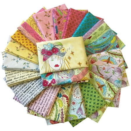 Laura Heine The Dress Fat Quarter Bundle 19 FQs + Panel Precut Quilting