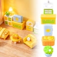 thumbnail image 5 of NANDIYNZHI 1Pc Dollhouse Furniture, Mini Lemon Themed Miniature Furniture Display, Realistic Bedroom And Living Room Scene Accessories, Resin Dollhouse Miniature Decorations, Cabinet, 5 of 5