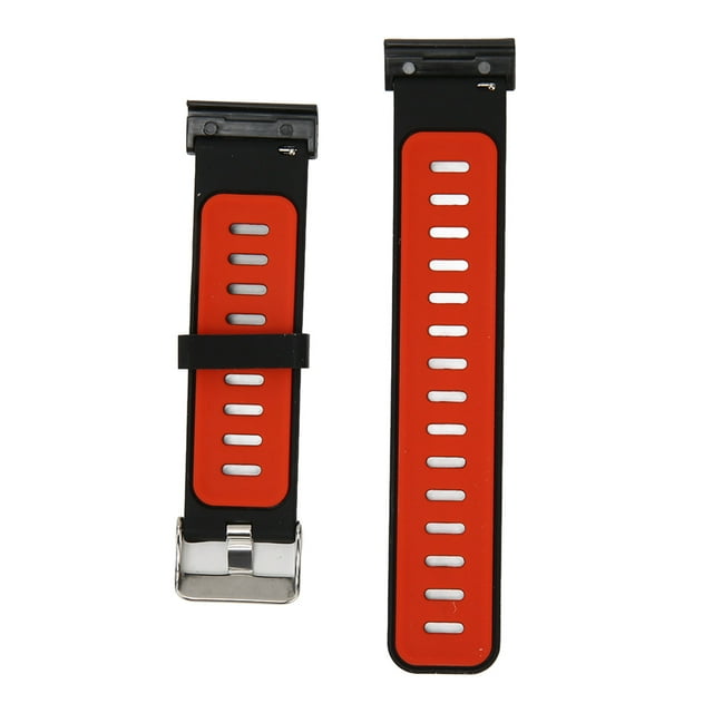 Adjustable Silicone Smart Watch Strap With Metal Buckle