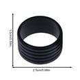 thumbnail image 1 of 4Pcs/lot Silicone Tennis Racket Grip Ring Handle Closure Rubber Sweat-absorbing Band Fixed Stretchable Handle Tennis Accessories Black, 1 of 6