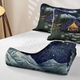 thumbnail image 4 of Erosebridal Outdoor Camping Adventure Quilt King,Rustic Country Style King Coverlet Set For Girls Kids,3pcs, 4 of 7