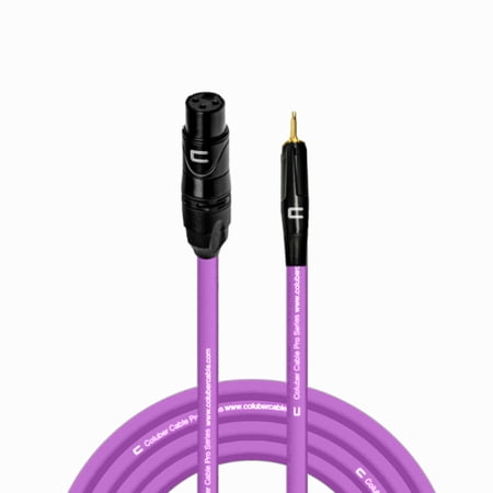 Coluber Cable Unbalanced XLR Female Cable to 3.5 TS Male - 3-Pin Connector