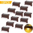 thumbnail image 1 of Outdoor Stair Solar Light IPX 65 Waterproof Garden Step LED Solar Lamp for Yard Railing Fence Pathway Patio Lawn Decor 1-16Pcs, 1 of 5