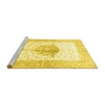 thumbnail image 2 of Ahgly Company Machine Washable Indoor Rectangle Persian Yellow Traditional Area Rugs, 5' x 8', 2 of 4