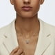 thumbnail image 3 of Collar Swarovski Una redondo con cristales azules y transparentes, 3 of 5