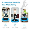thumbnail image 5 of Topbuy 38" Folding Mini Trampoline Portable Rebounder Trampoline with Padding & Springs Blue, 5 of 5