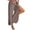Khaki, variant on Staron Women's Wide Leg Pants Casual Loose Yoga Pants Solid Color Flowy Culottes with Elastic Waist Comfy Lounge Pants, Khaki XXL