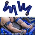 thumbnail image 1 of de restricción de sangre para muslos y de oclusión, 2 pulgadas de ancho para entrenamiento pierna de restri , azul Brazo azul DYNWAVEMX Bandas de entrenamiento, 1 of 8