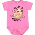 thumbnail image 3 of Inktastic Valentines Day Pugs & Kisses with Hearts Boys or Girls Baby Bodysuit, 3 of 5
