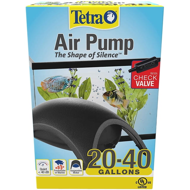 Bomba de aire Tetra Whisper de 20 a 40 galones, para acuario Tetra Tetra