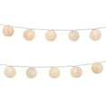 thumbnail image 2 of Electric String Lights with 10 Nylon Lanterns (Silver), 2 of 11