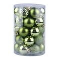 thumbnail image 2 of Christmas Tree Decorations, 34Pcs Dark Green and Silver Christmas Balls Ornament Set with Shatterproof Plastic Baubles in Matte and Ribbed Designs for Holiday Tree Décor 2025 Elegant Collection, 2 of 2