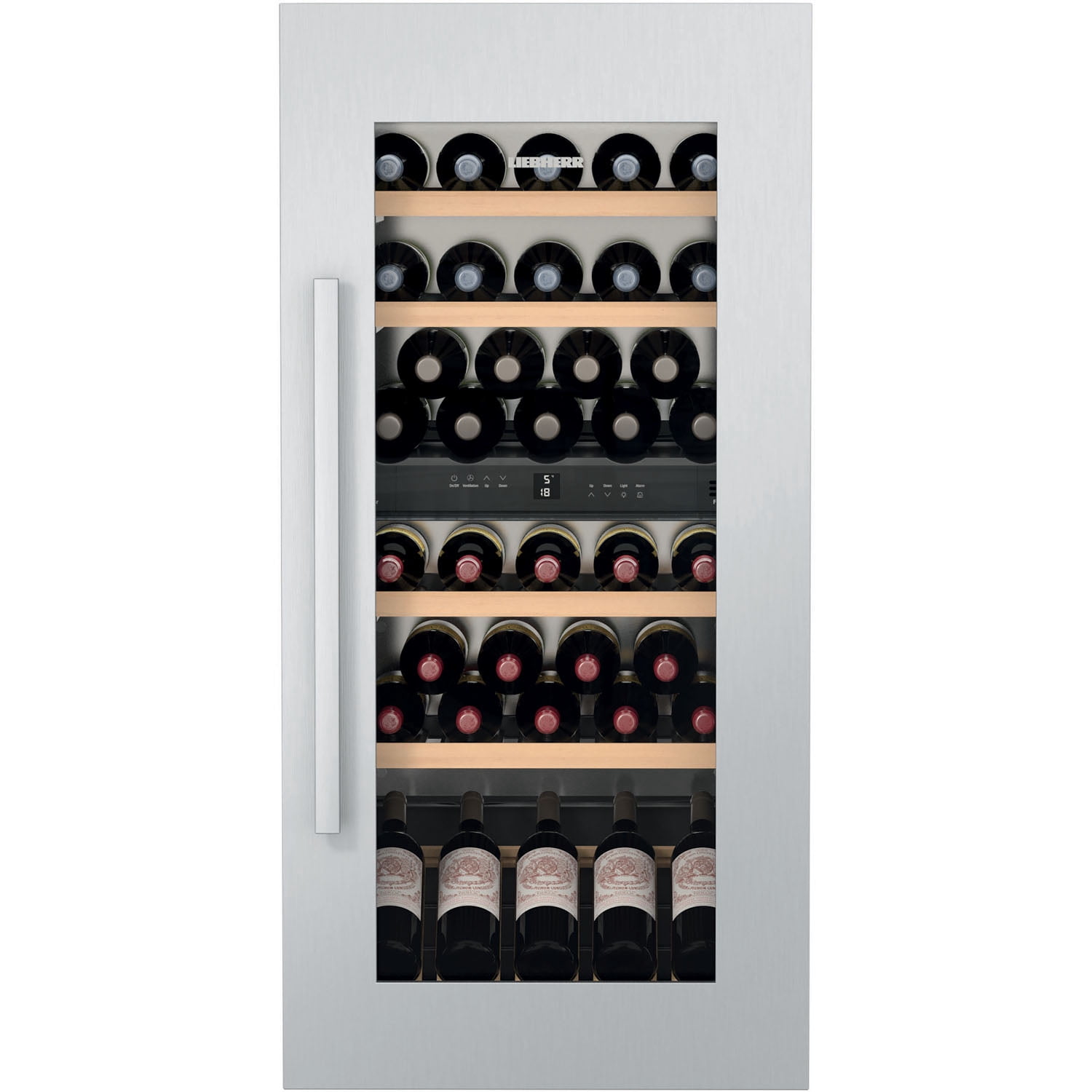 Liebherr Hw-4800 24" Wide 48 Bottle Capacity Built-In Wine Cooler - Stainless Steel