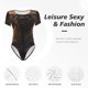 thumbnail image 4 of Balery Lake Meditating Elephant Body de cuello redondo de manga corta para mujer Tops de manga corta Tops básicos-X-Large, 4 of 7