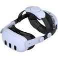 thumbnail image 3 of Beboncool Adjustable Head Strap for Meta 2/3 Gaming Console for VR Headset Accessories, White, 3 of 9