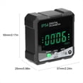 thumbnail image 2 of IP54 4X90° Portable Digital Inclinometer LCD Backlight Digital Protractor Slope Meter Digital Angle Ruler(Yellow),1 x Digital Inclinometer 1 x Screwdriver,Yellow Button, 2 of 8