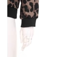 thumbnail image 6 of inhzoy Women's Bomber Jacket Lightweight Zip Up Casual Metallic Jacket Coat Outerwear Leopard M, 6 of 7