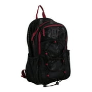 Eastsport Unisex Magna Pro Mesh 17 Backpack, Black/Tibetan Red
