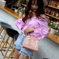 thumbnail image 2 of Animal Messenger Bag Women Handbags Cat Rabbit Pattern Shoulder Crossbody Bag, 2 of 9