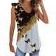 thumbnail image 1 of Gibobby Playera de Manga Corta Casual Suave Camisetas sin mangas para mujer Camisetas sueltas verano con volantes Camisas sin mangas plisadas(Negro,M), 1 of 4