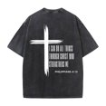 thumbnail image 6 of IWRICH Men's Graphic Printed Crew Neck T Shirts Short Sleeve Plus Size Tshirts Baggy Acid Washed Tees Black XXXL, 6 of 6