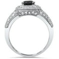 thumbnail image 3 of Pompeii 1 1/2ct Vintage Amethyst & Diamond Halo Ring 14K White Gold (H/I,I2), 3 of 4