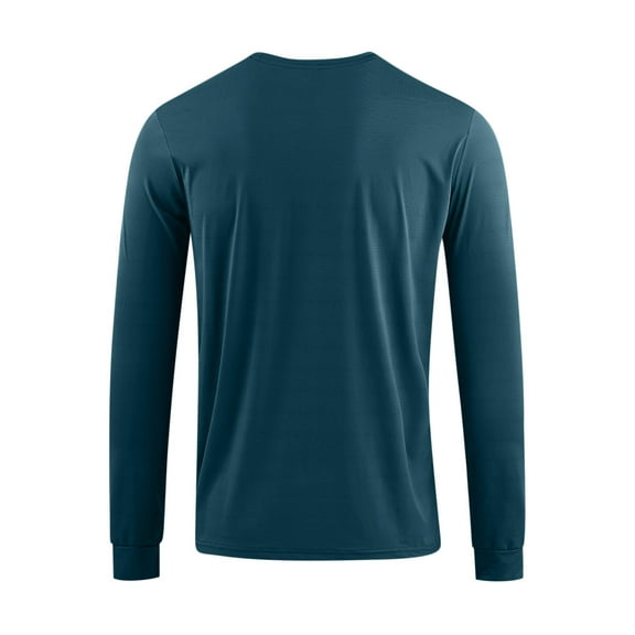 cfhntfmh Men's Long Sleeve Athletic Shirt Quick Dry Performance Gym Tops Mens Clothes for Workout Running Hiking