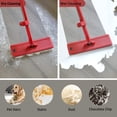 thumbnail image 3 of Flat Mop Set with Wringer, Self Wringer Floor Mop with 4-Piece Washable Microfiber Pads, HoMettler Handle Hardwood Household Floor Mop Wet and Dry, Red, 3 of 6
