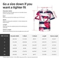 thumbnail image 5 of Pofeuu Pink Flamingos Print Hawaiian Shirt for Men Sleeves Casual Button Down Summer Beach Dress Shirts T-Shirts,Large, 5 of 7