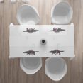thumbnail image 3 of Ambesonne Fantasy Place Mats Set of 4, Girl with a Giant Wolf, Standard Size, Pink Grey Peach, 3 of 4