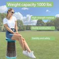 thumbnail image 3 of 2025 Upgraded XXL Collapsible Stool with Cushion 19.7",1000lbs Max Weight,Wider & Taller Pop Up Seat, Heavy Duty Portable Retractable Folding Chair or Travel Foot Rest for Camping & Outdoors, 3 of 15
